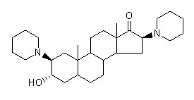 (2b,3α,16b,17b)-2,16-双(哌啶基)-3-羟基-17-酮-5-雄甾(VK-5)